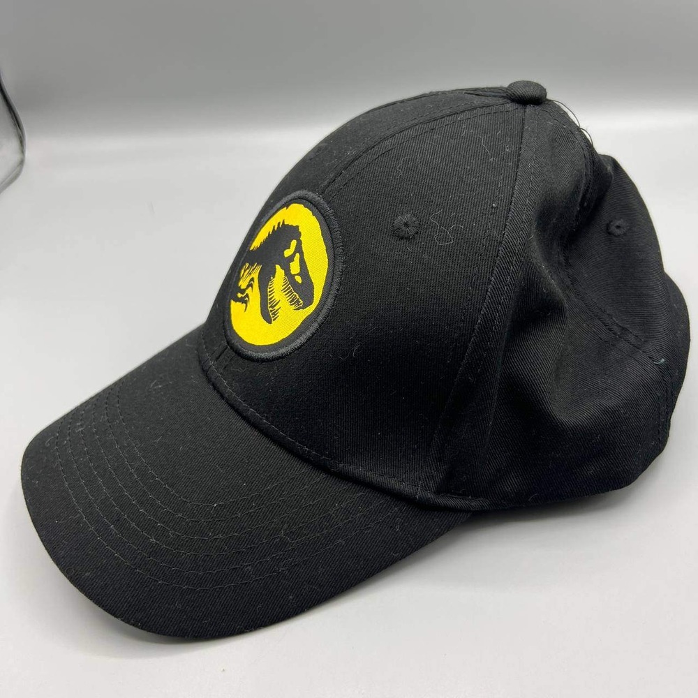 Jurassic Park World Dinosaur Hat Men Black Embroidered Logo Strap Back Cap‎ - Picture 3 of 8